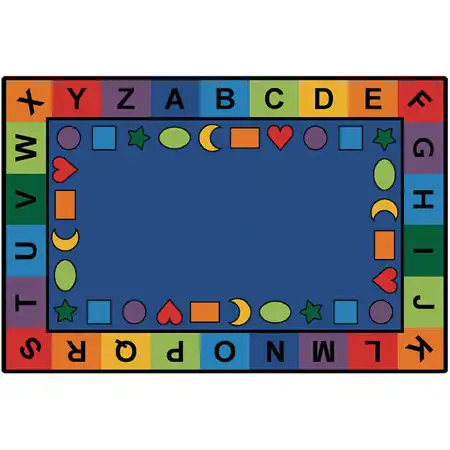 Classroom Shapes Seating Rug