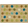 KIDSoft™ Alphabet Dots Rug, Rectangle 4' x 6'