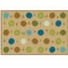 KIDSoft™ Alphabet Dots Rug, Rectangle 8' x 12'