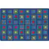 Primary Squares Seating Rug