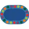 Seating Circles Classroom Rug, Oval 8' x 12'