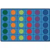Seating Circles Classroom Rug, Rectangle 8' x 12'