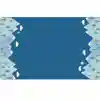 KIDSoft™ Tranquil Mountain Rug, Blue 4' x 6' Rectangle