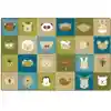 KIDSoft™ Animal Patchwork Rug, Nature Colors