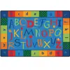 KIDSoft™ Alphabet Around Literacy Rug, Rectangle 4' x 6'