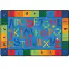 KIDSoft™ Alphabet Around Literacy Rug, Rectangle 4' x 6'