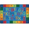 KIDSoft™ Alphabet Around Literacy Rug, Rectangle 4' x 6'