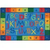KIDSoft™ Alphabet Around Literacy Rug, Rectangle 6' x 9'
