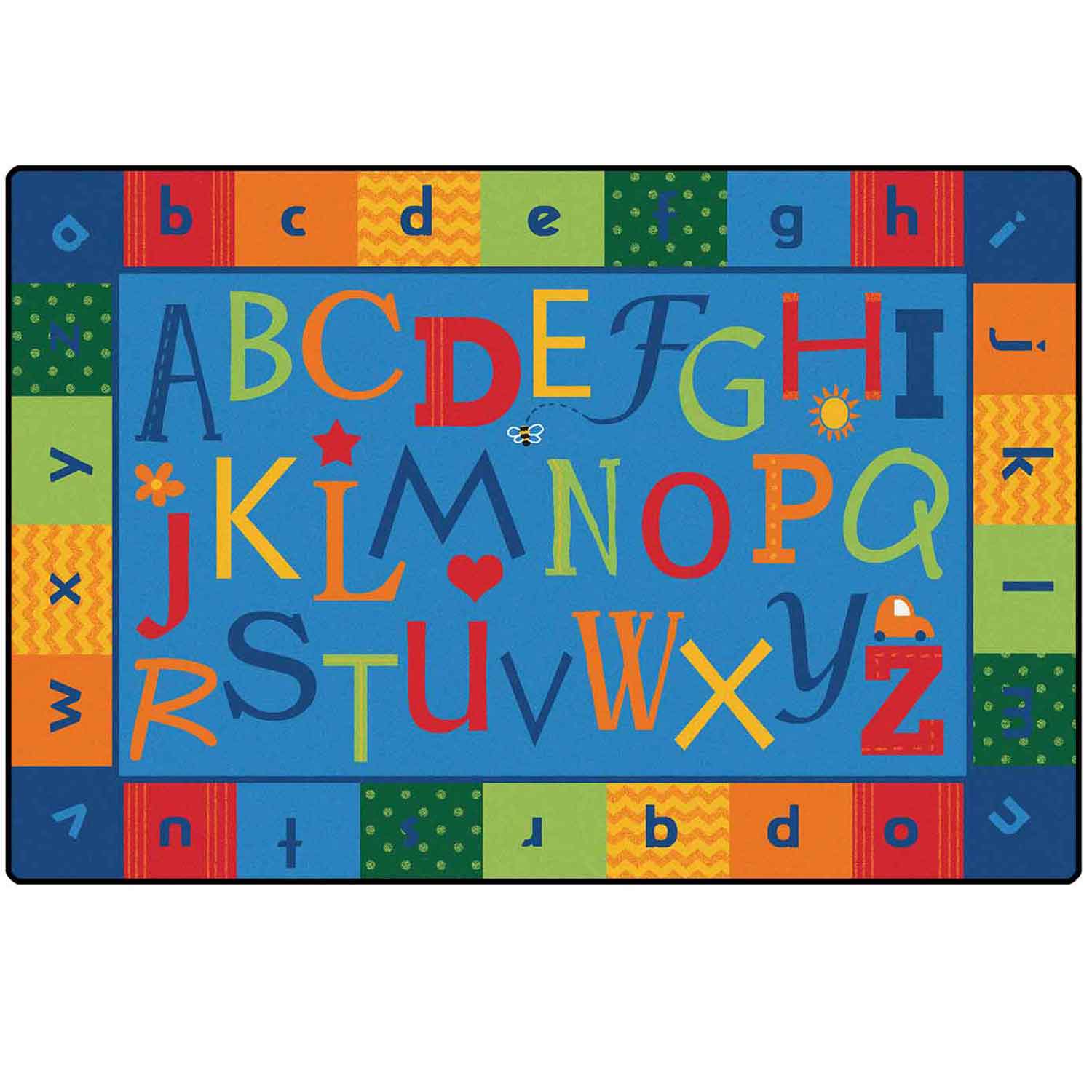 KIDSoft™ Alphabet Around Literacy Rug | Becker's