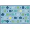 KIDSoft™ Alphabet Dots Rug, Contemporary Colors Rectangle 4' x 6'
