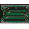 KID$ Value Classroom Rugs™, Super Speedway Racetrack, Rectangle 4' x 6'