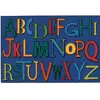 KID$ Value Classroom Rugs™, Playful Alphabet, Rectangle 4' x 6'