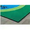 Healthy Habits Collection Sanitize Here Dot Mat, Rectangle 4' x 6'