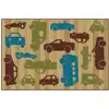 KID$ Value Classroom Rugs™, All Autos Rectangle 4'x6'