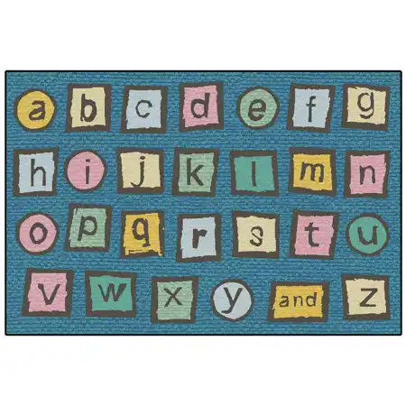 KID$ Value Classroom Rug™, Alphabet Blocks