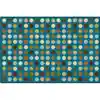 KID$ Value Classroom Rugs™, Microdots, Rectangle 4' x 6' Teal