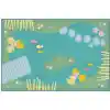 KID$ Value Classroom Rugs™, Tranquil Pond, Rectangle 4' x 6' Green