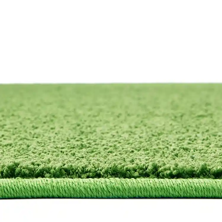 Kidply® Soft Solids Classroom Carpet Collection, Grass Green, Rectangle 6' x 9'