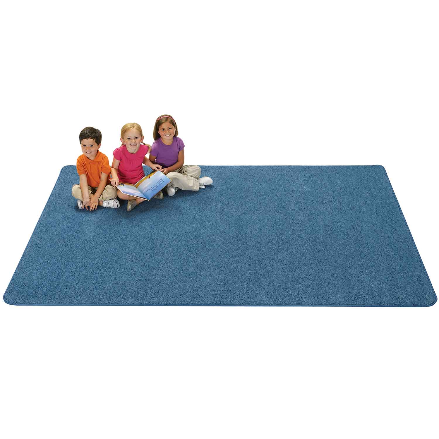 Flower Burst Classroom Rug (6' x 9' Rectangle)