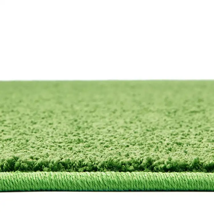 Kidply® Soft Solids Classroom Carpet Collection, Grass Green, Rectangle 4' x 6'