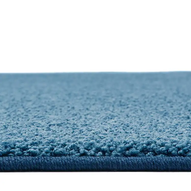 Kidply® Soft Solids Classroom Carpet Collection, Denim, Rectangle 4' x 6'