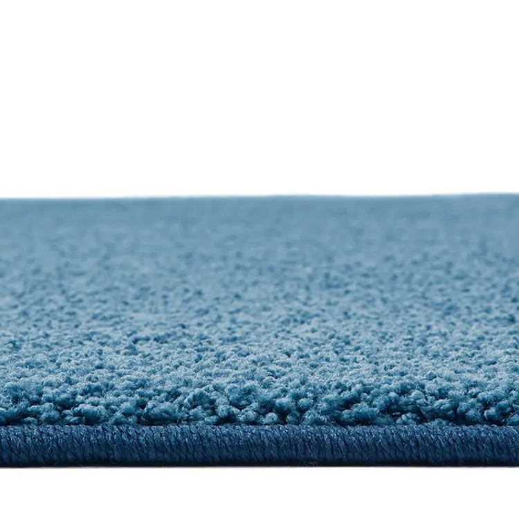 Kidply® Soft Solids Classroom Carpet Collection, Denim, Rectangle 4' x 6'