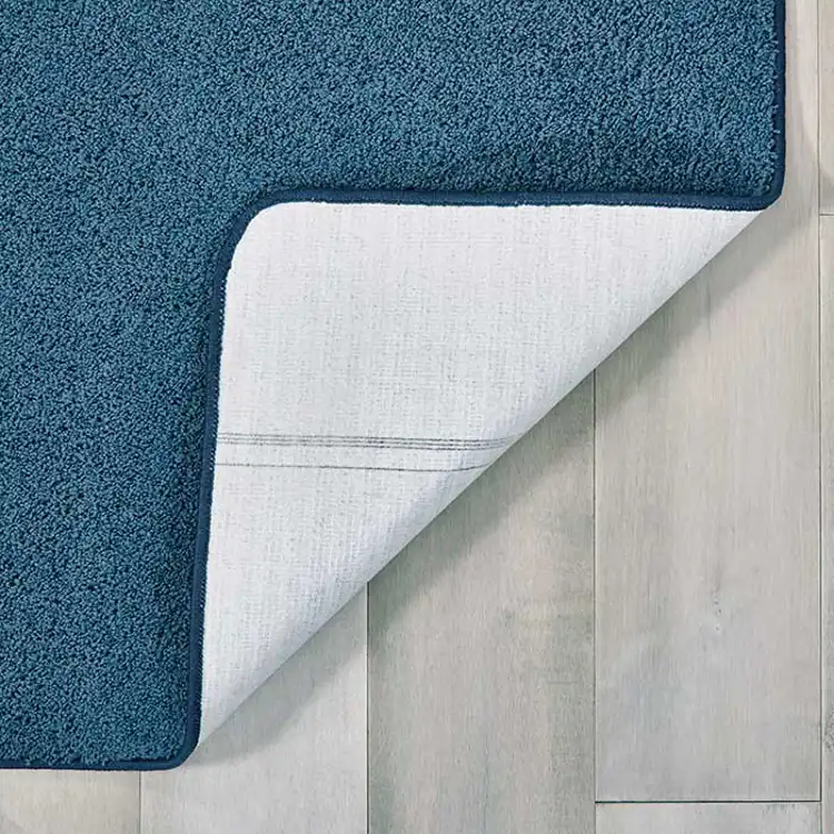 Kidply® Soft Solids Classroom Carpet Collection, Denim, Rectangle 4' x 6'