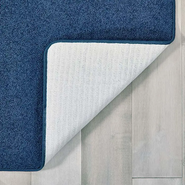 Kidply® Soft Solids Classroom Carpet Collection, Midnight Blue, Rectangle 4' x 6'