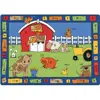 Alphabet Farm Classroom Rug, Rectangle 5'10" x 8'4"