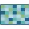 KIDSoft™ Block Seating Rug, Contemporary Colors Rectangle 6' x 9'