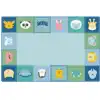 KIDSoft™ Baby Animals Border Rug
