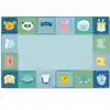 KIDSoft™ Baby Animals Border Rug, Rectangle 8' x 12'