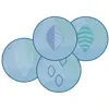 Pixel Perfect™ Peaceful Spaces Leaf Seating Round Kit, Blue