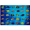 Friendly Fish Seating Rug, Rectangle 6x9