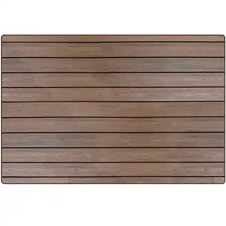 Pixel Perfect™ Dark Wood Nature Inspired Rug
