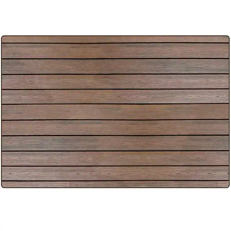 Pixel Perfect™ Dark Wood Nature Inspired Rug