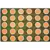 Pixel Perfect™ Tree Rounds Seating Rug