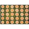 Tree Rounds Seating Rug, Rectangle 8x12