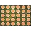 Tree Rounds Seating Rug, Rectangle 8x12