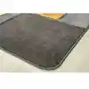 Rustic Wood Literacy Rug Seating Rug, Gray