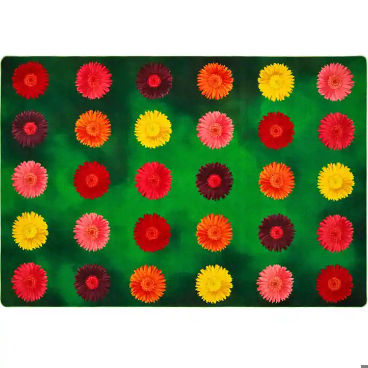 Flower Power Seating Rug