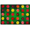 Flower Power Seating Rug, Rectangle 6' x 9'