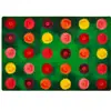 Flower Power Seating Rug, Rectangle 6' x 9'