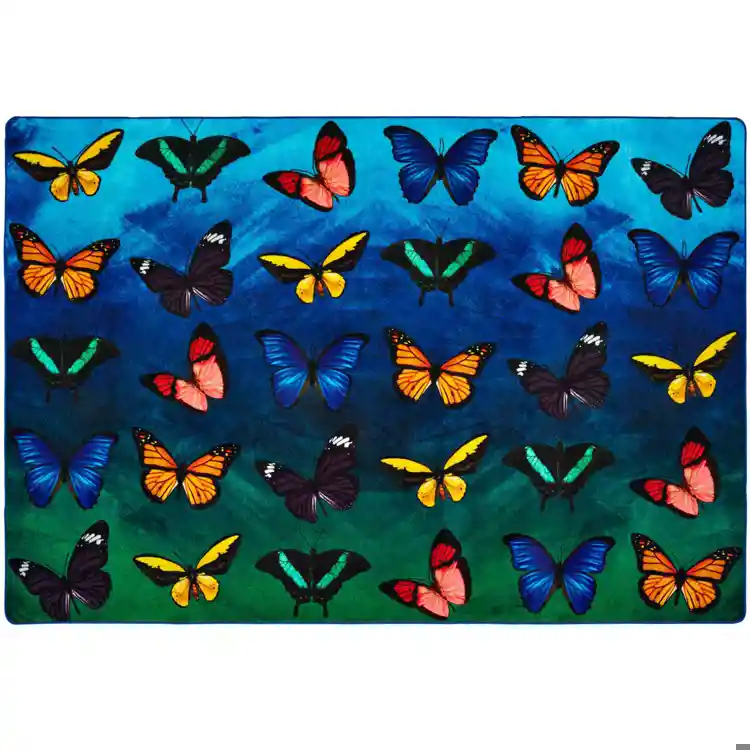 Beautiful Butterfly Seating Rug