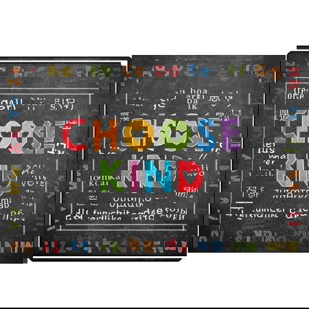 Pixel Perfect™ Choose Kind Rug