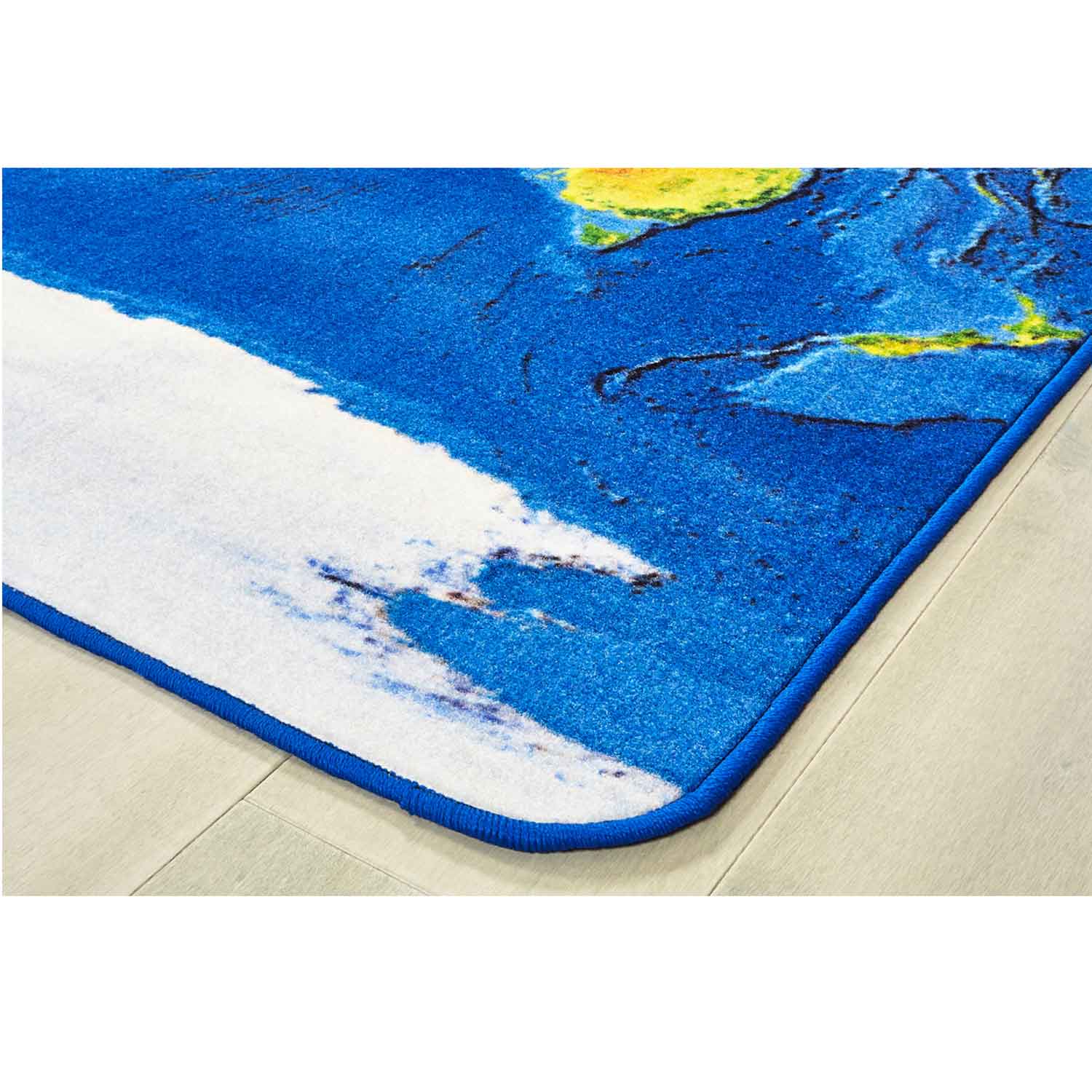 Learn Our Earth Map Rug