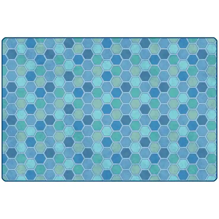 Pixel Perfect™ Honeycomb Pattern Rug