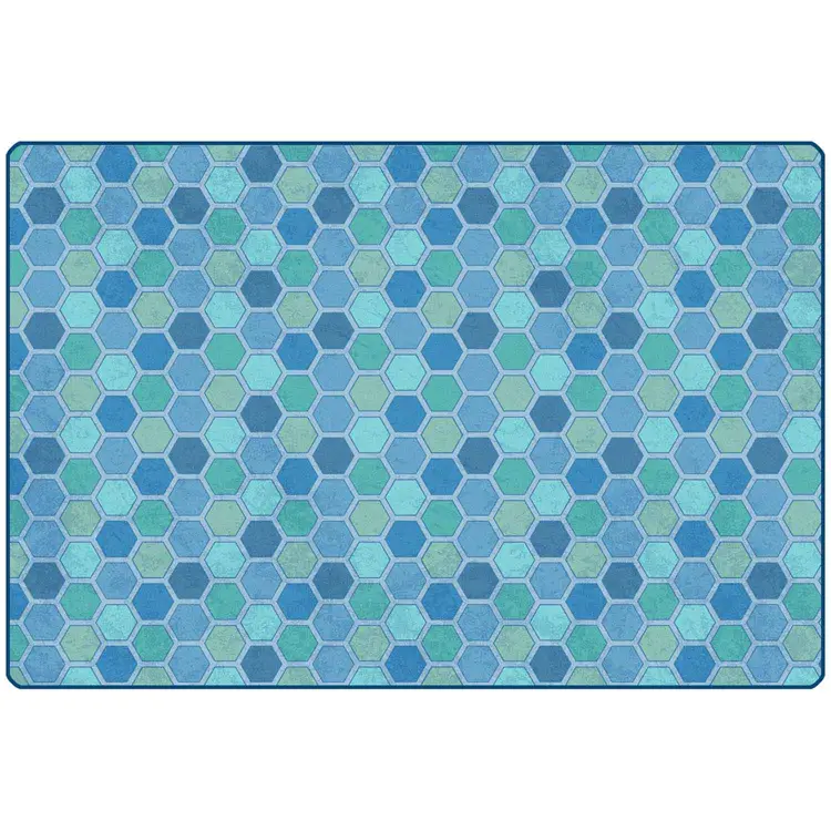 Pixel Perfect™ Honeycomb Pattern Rug