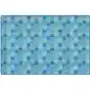 Pixel Perfect| Honeycomb Pattern Rug, Rectangle 4' x 6'