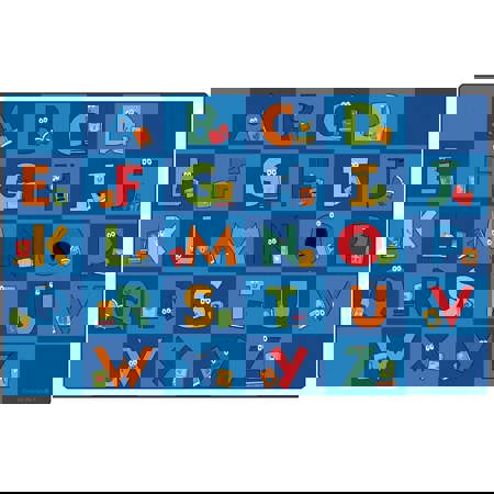Reading Letters Library Classroom Rug